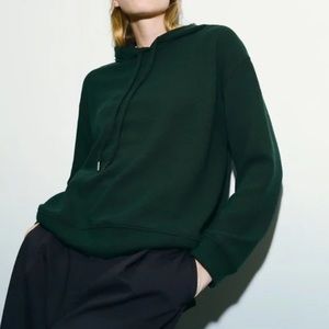 Zara Dark Green Hoodie